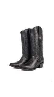 Mila Tooled Snip Toe Cowgirl Boot