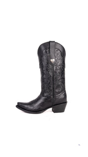 Mila Tooled Snip Toe Cowgirl Boot