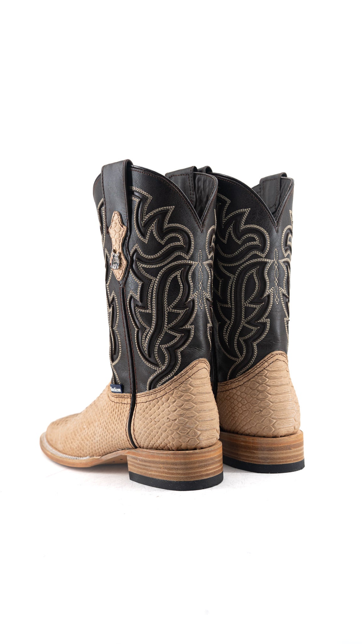 Bruce Matte Python Square Toe Cowboy Boot