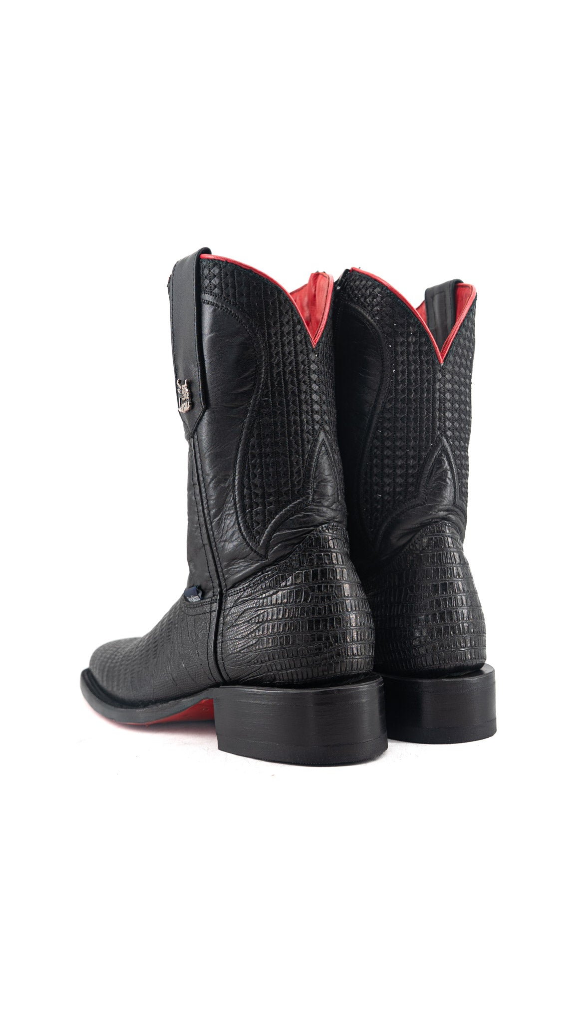 Montana Lizard Red Bottom Rodeo Toe Cowboy Boot