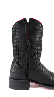 Montana Lizard Red Bottom Rodeo Toe Cowboy Boot