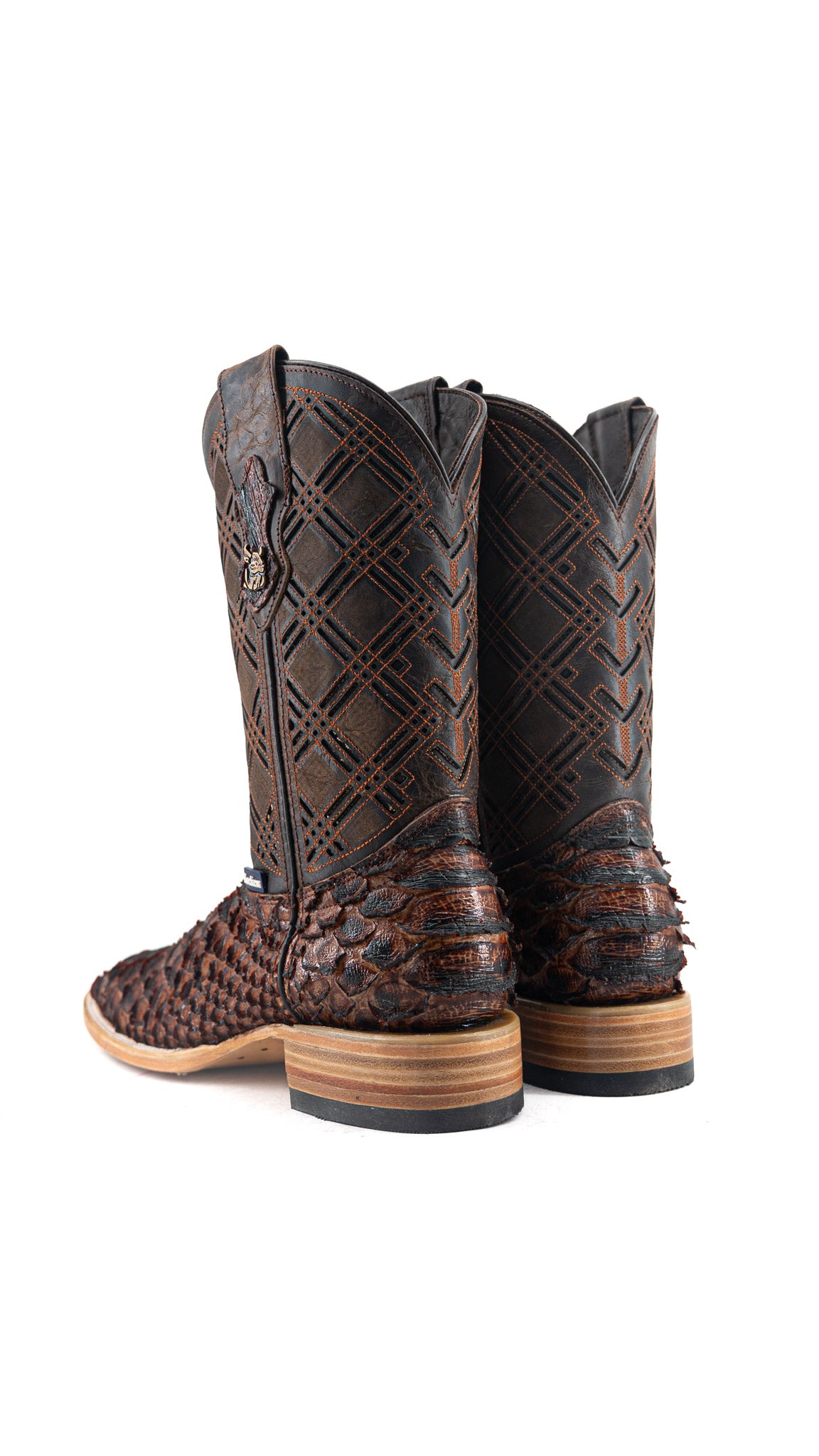 Bradley Python Square Toe Cowboy Boot