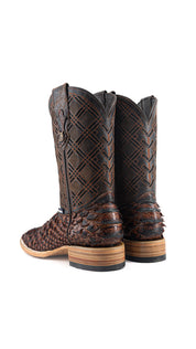 Bradley Python Square Toe Cowboy Boot