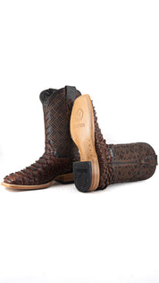 Bradley Python Square Toe Cowboy Boot