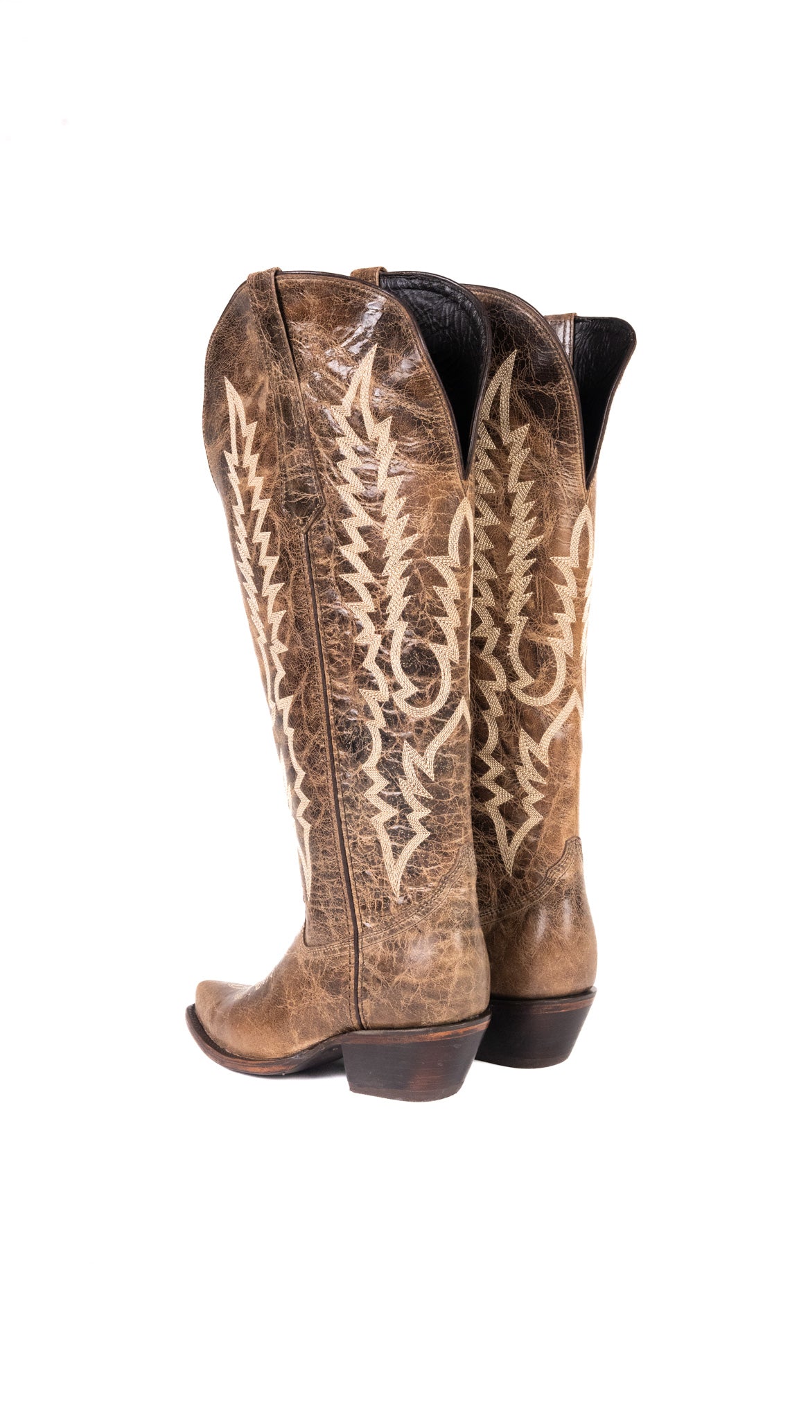 Kaylee Tall Wide Calf Friendly Snip Toe Cowgirl Boot