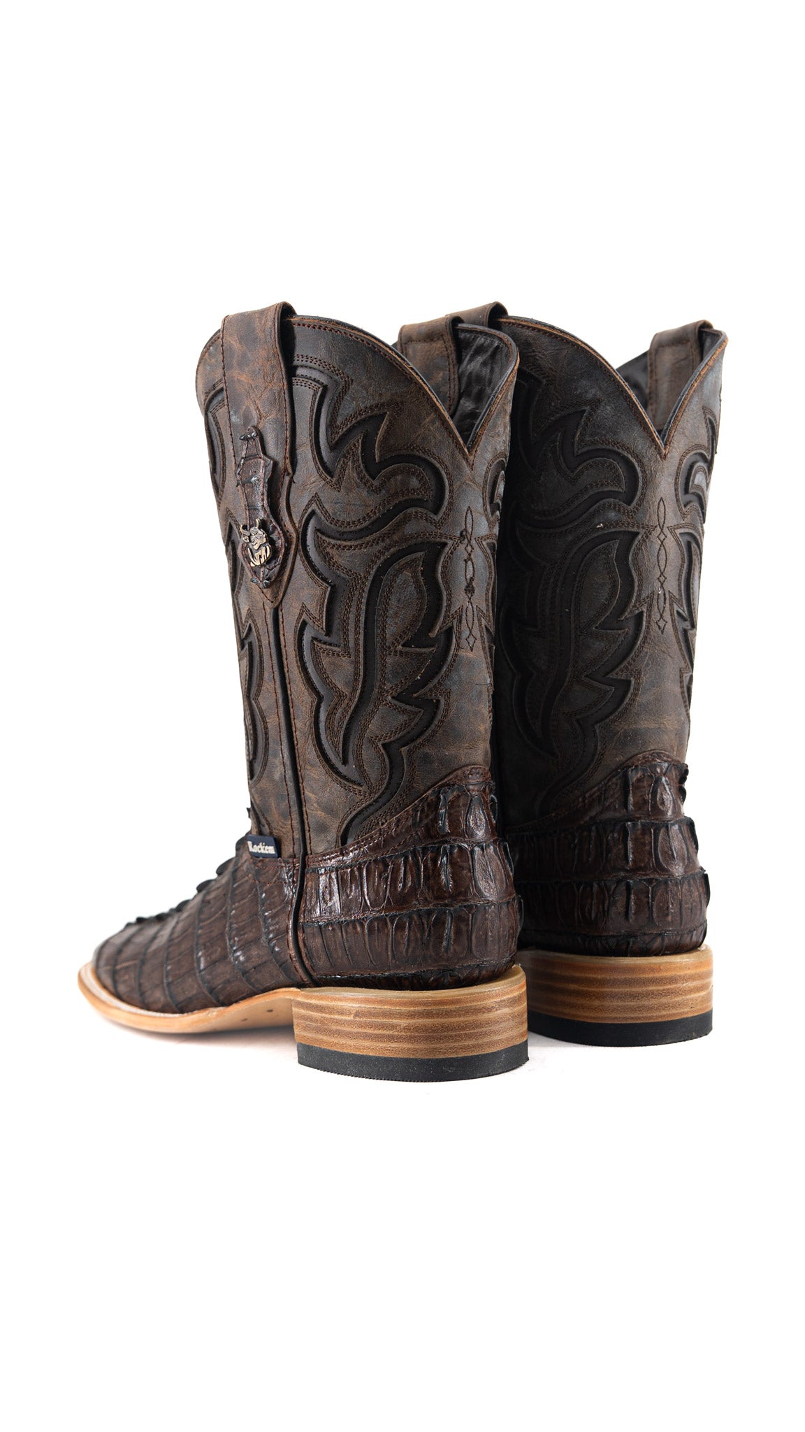 Bruce Caiman Tail Square Toe Cowboy Boot
