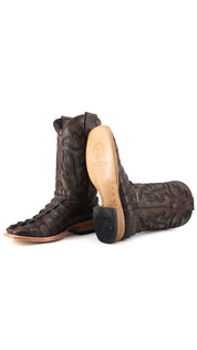 Bruce Caiman Tail Square Toe Cowboy Boot