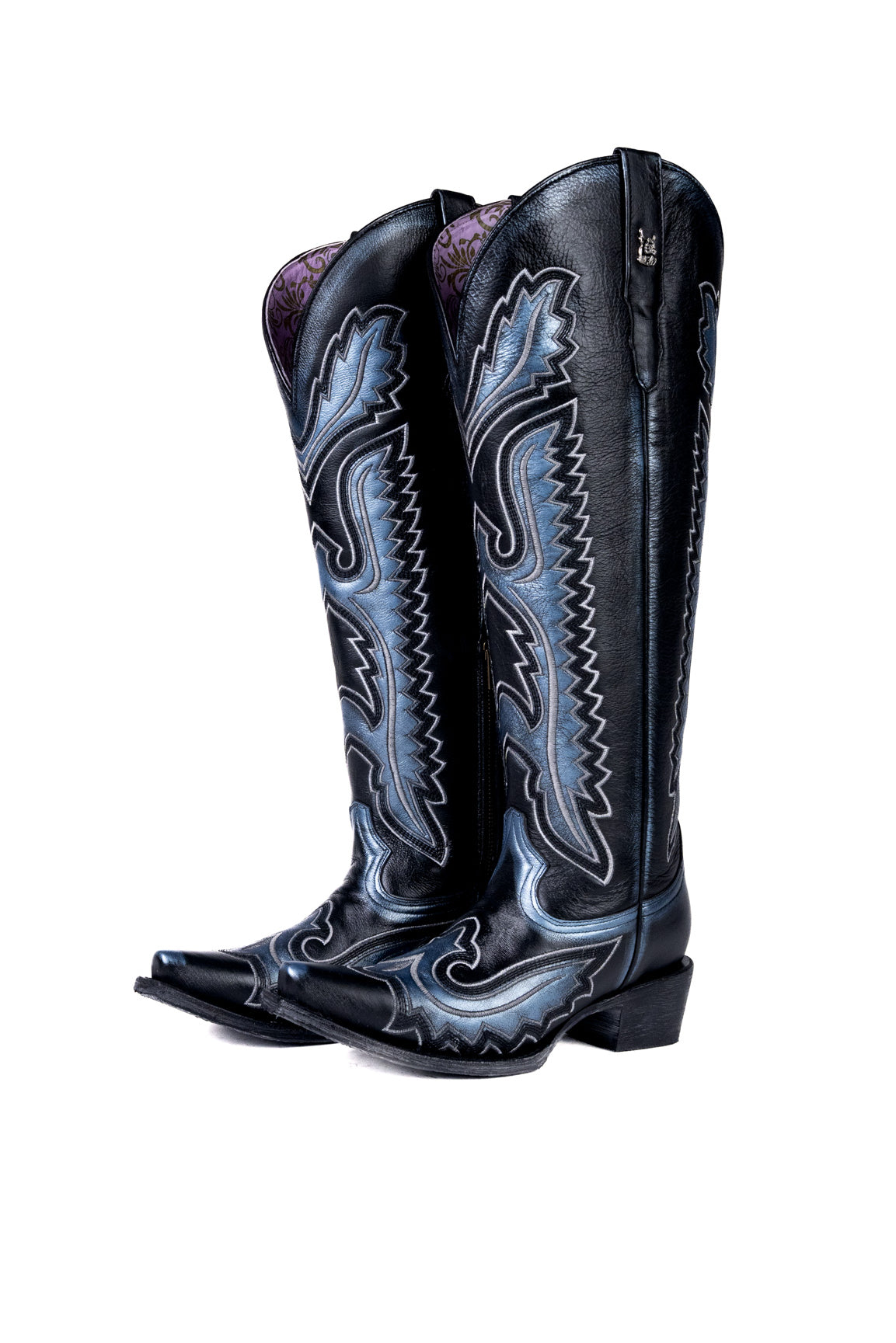 Stacy Tall Wide Calf Snip Toe Cowgirl Boot