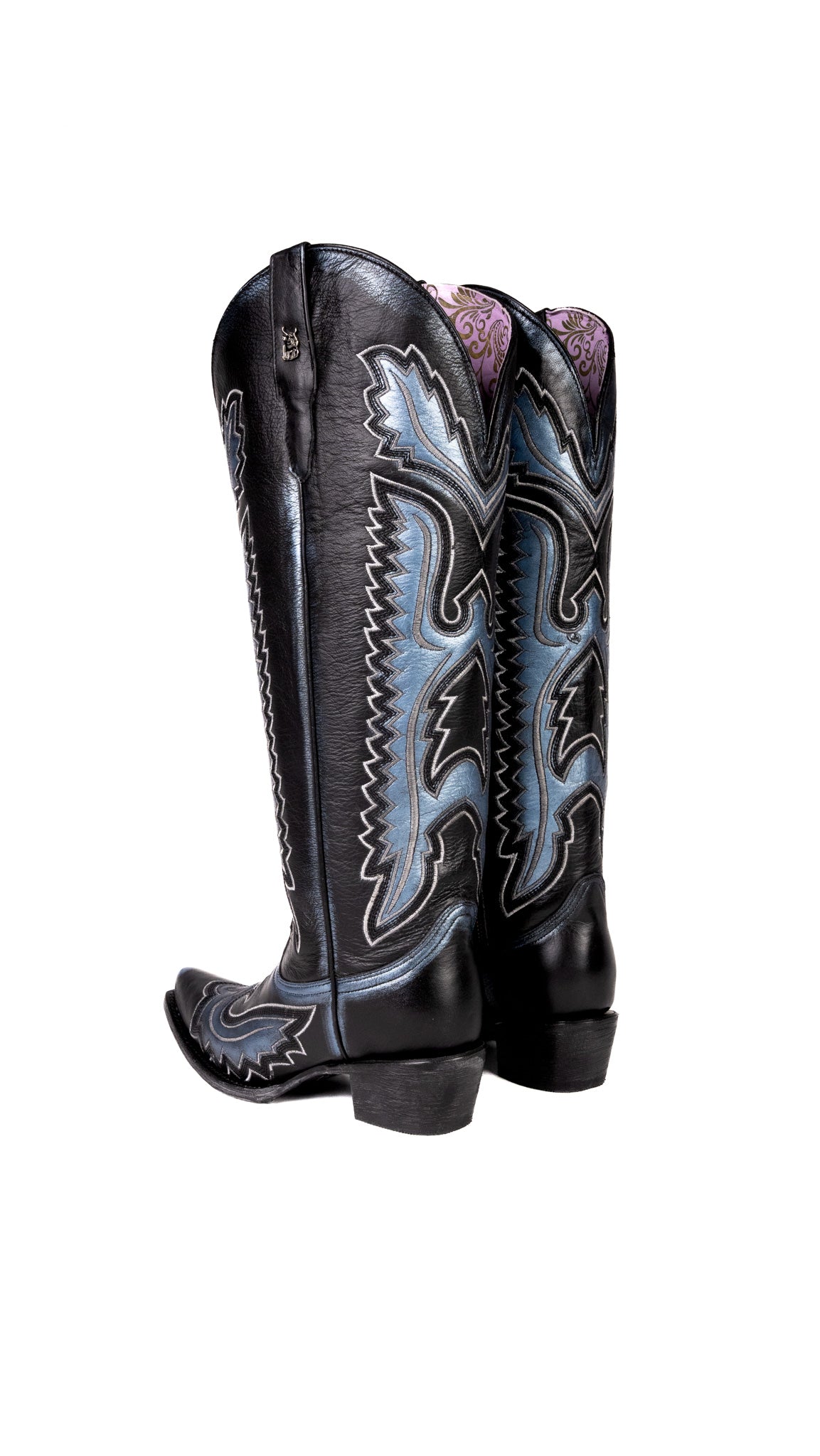 Stacy Tall Wide Calf Snip Toe Cowgirl Boot