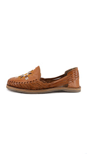 Sofia Leather Rose Shoe Huarache