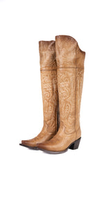 Amour Knee High Snip Toe Cowgirl Boot