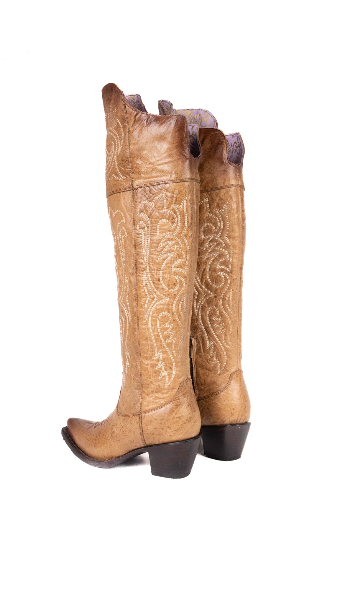 Amour Knee High Snip Toe Cowgirl Boot