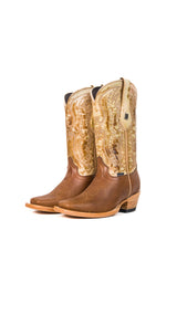 Rosalia Midi Frontier Toe Cowgirl Boot