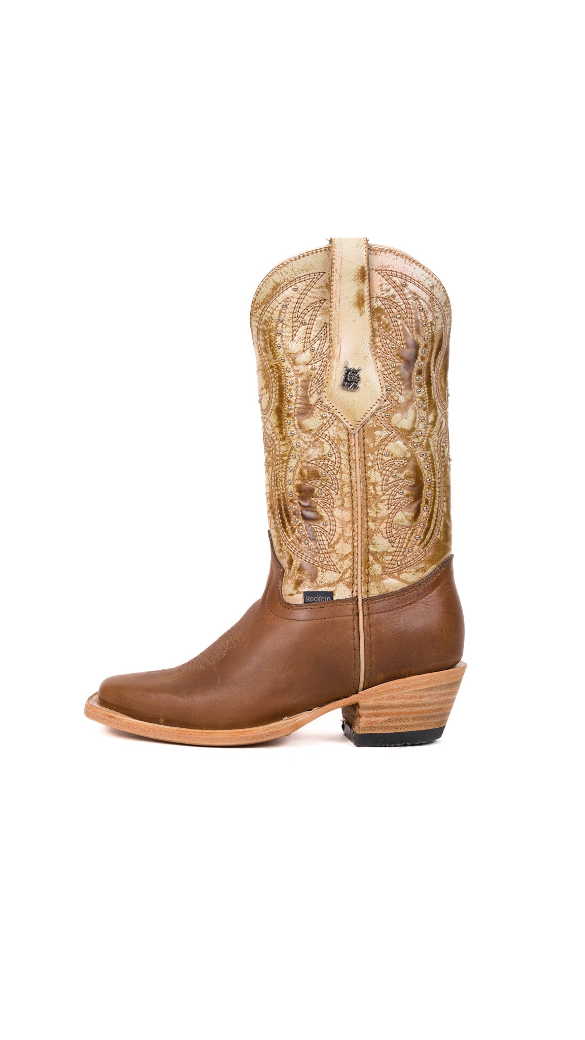 Rosalia Midi Frontier Toe Cowgirl Boot