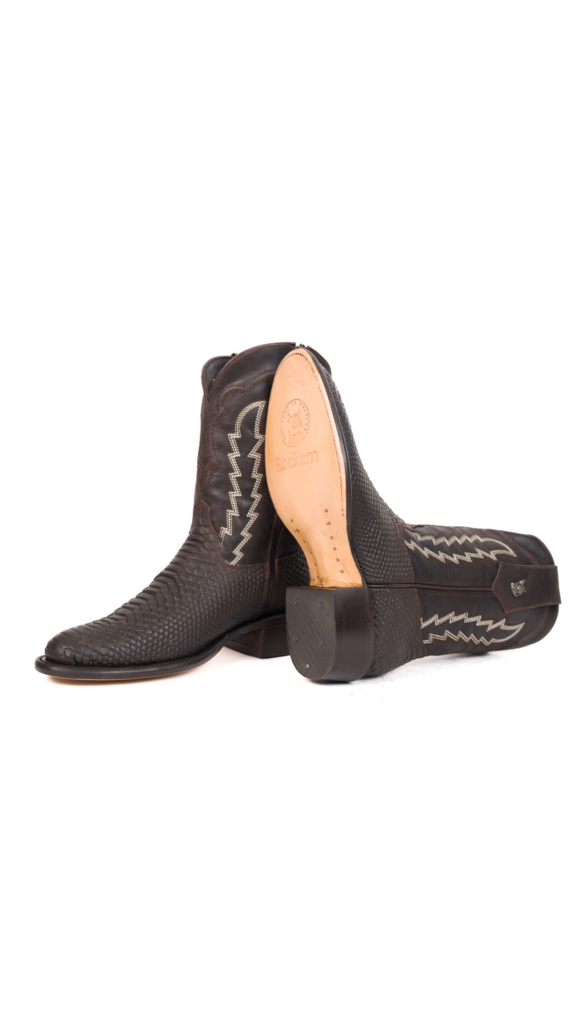 Lawrence Python Round Toe Cowboy Boot