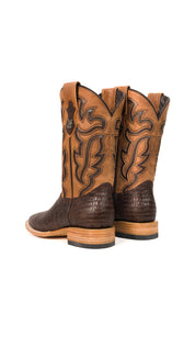 Bruce Lizard Square Toe Cowboy Boot