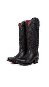 Sally Midi Red Bottom Snip Toe Cowgirl Boot