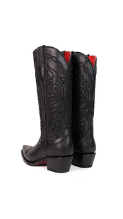 Sally Midi Red Bottom Snip Toe Cowgirl Boot