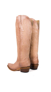 Perla Tall Wide Calf Snip Toe Cowgirl Boot