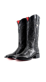 Ruby Tooled Red Bottom Square Toe Cowgirl Boot