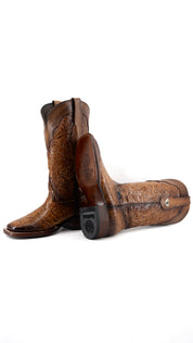 Mila Tooled Square Toe Cowgirl Boot