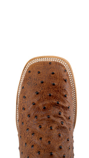 Bruce Ostrich Square Toe Cowboy Boot