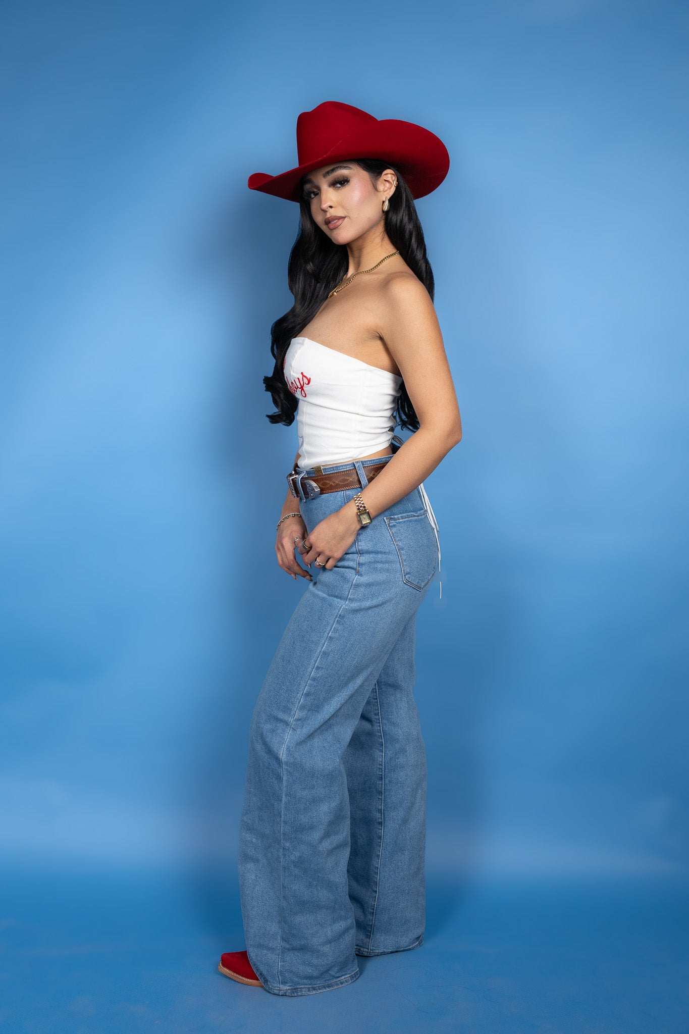 Howdy Cowboys Tube Top