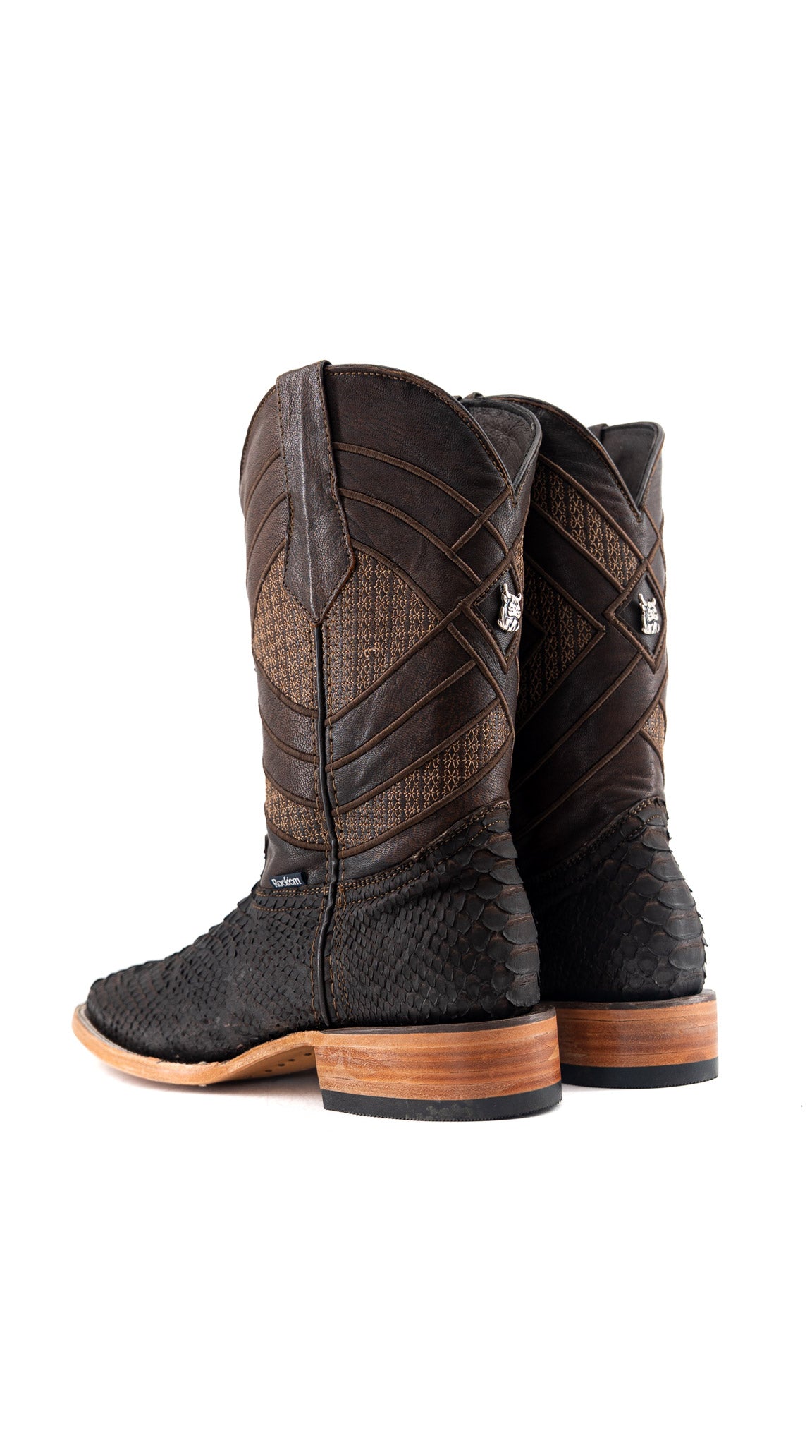 Prescott Python Exotic Square Cowboy Boot