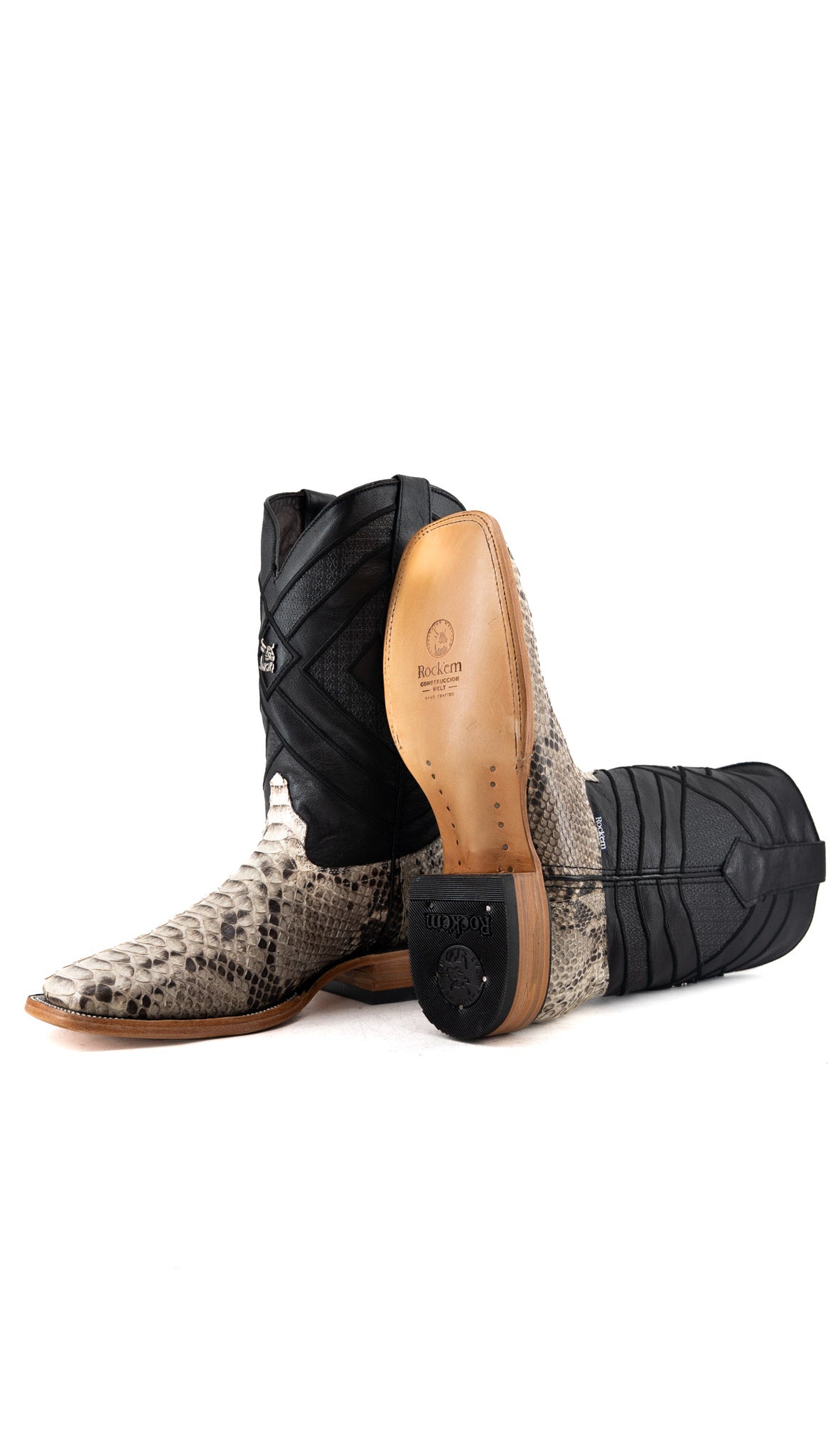 Prescott Python Exotic Square Cowboy Boot