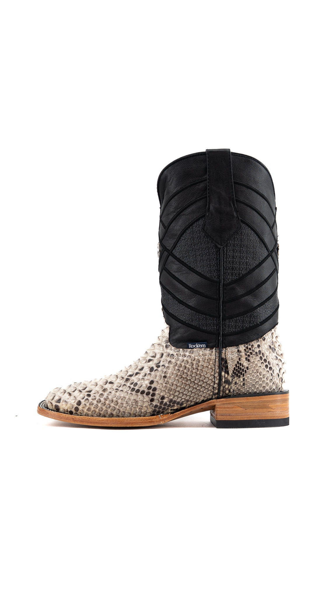 Prescott Python Exotic Square Cowboy Boot