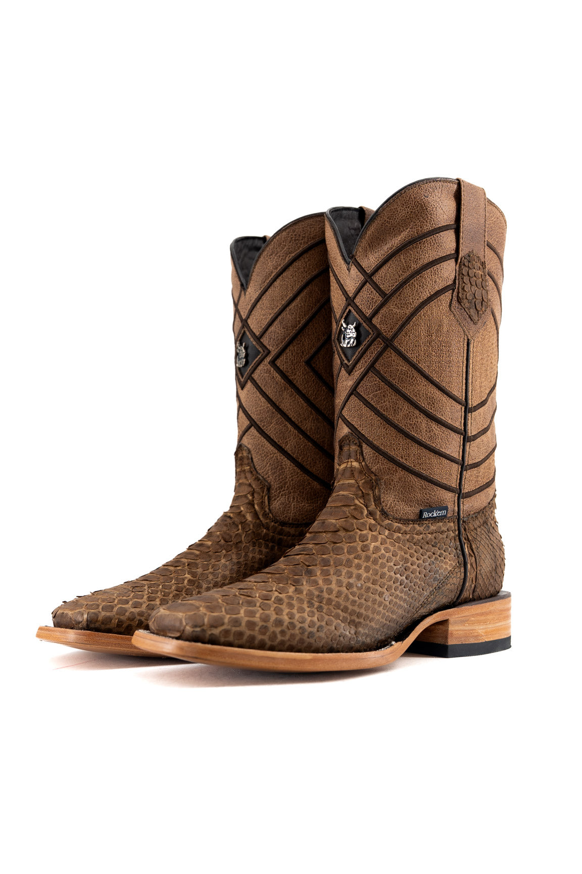 Prescott Python Exotic Square Cowboy Boot