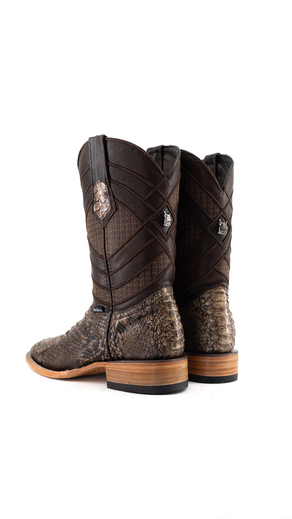 Prescott Python Exotic Square Cowboy Boot