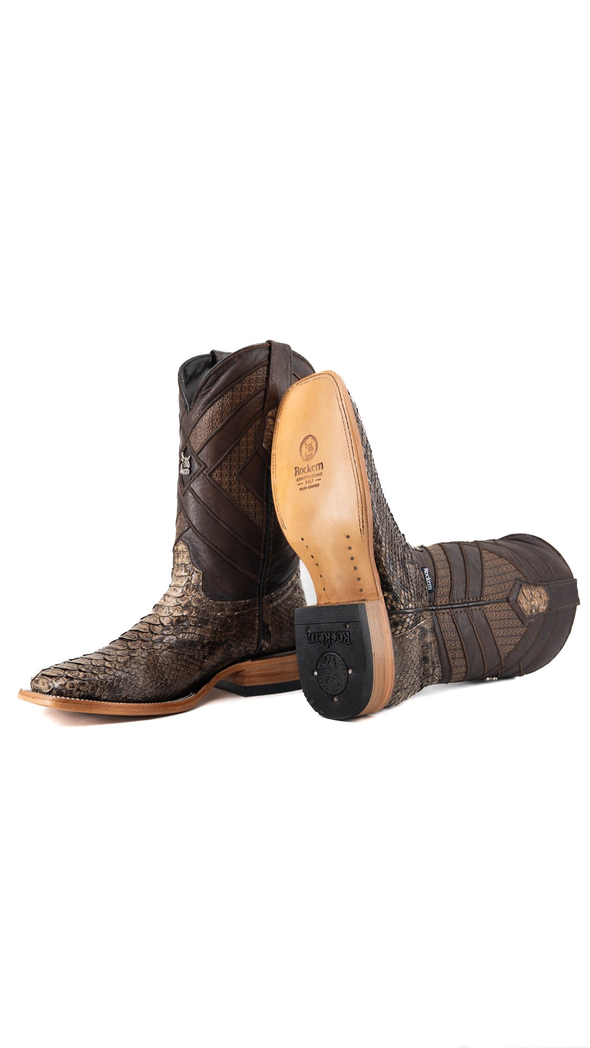 Prescott Python Exotic Square Cowboy Boot