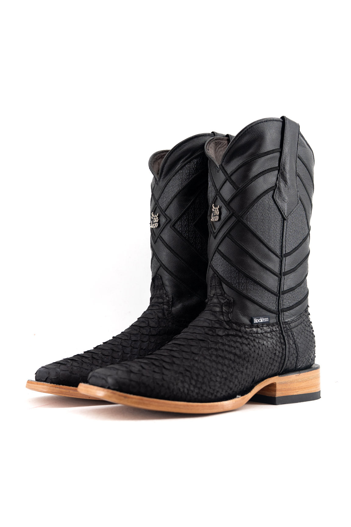 Prescott Python Exotic Square Cowboy Boot