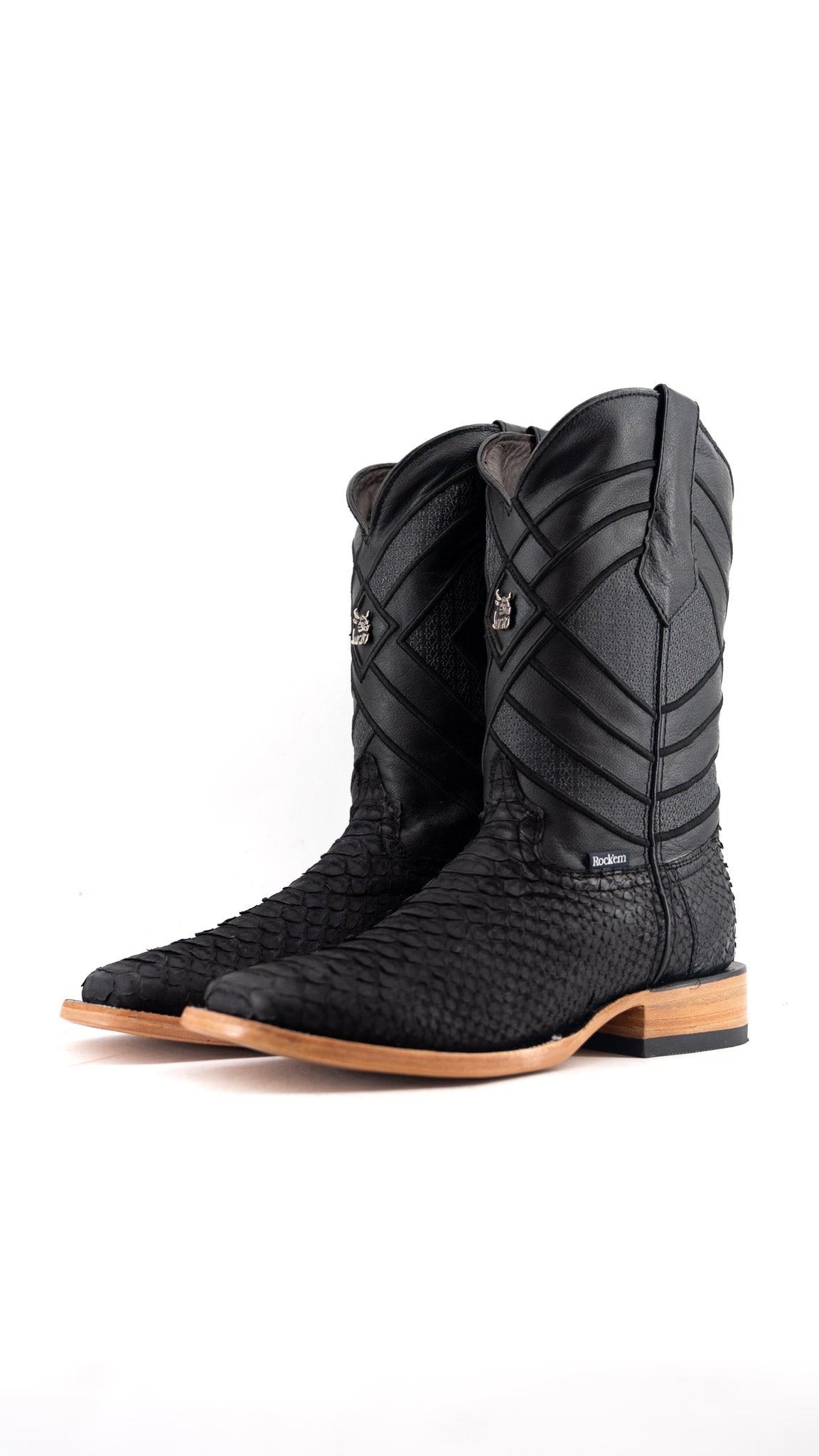 Prescott Python Exotic Square Cowboy Boot