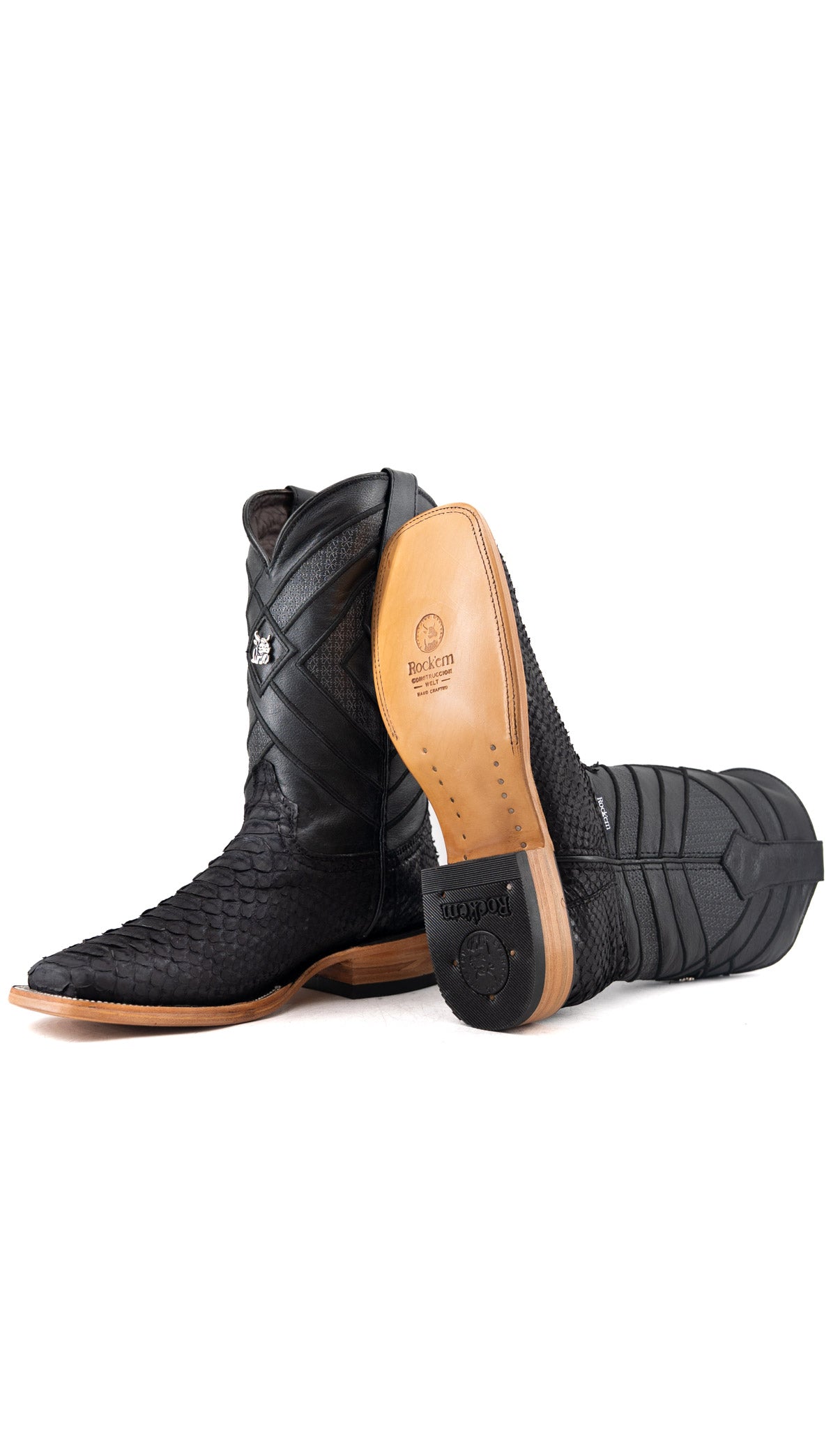Prescott Python Exotic Square Cowboy Boot
