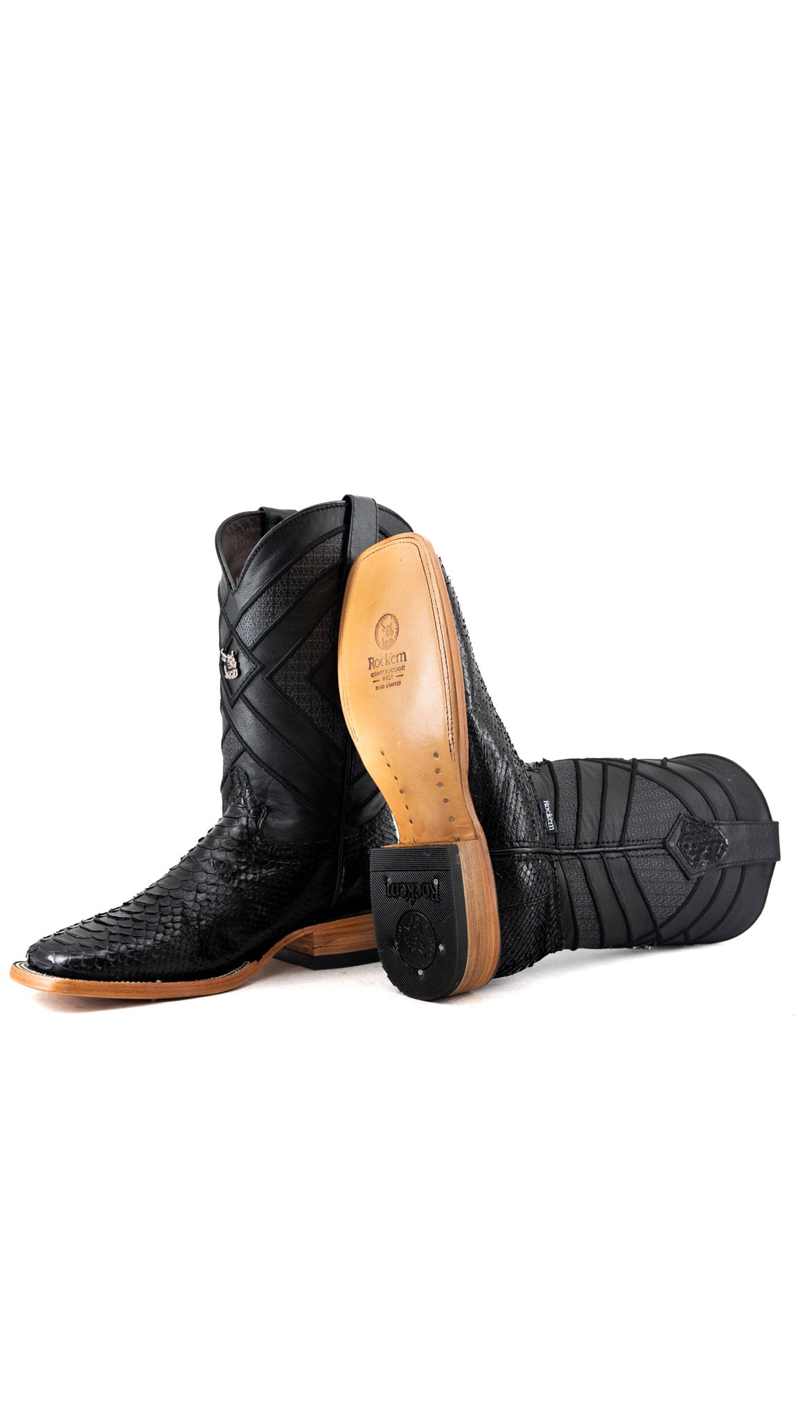 Prescott Python Exotic Square Cowboy Boot