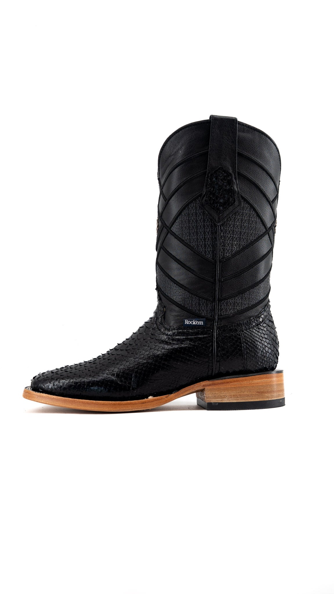 Prescott Python Exotic Square Cowboy Boot