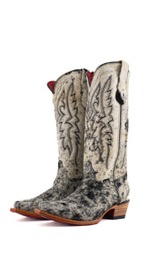 Alexa Cowhide Red Bottom Snip Toe Cowgirl Boot Size 9 Box RW67