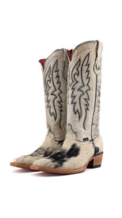 Alexa Cowhide Red Bottom Snip Toe Cowgirl Boot Size 9 Box RW68