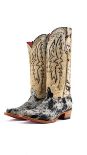 Alexa Cowhide Red Bottom Snip Toe Cowgirl Boot Size 9 Box RW69