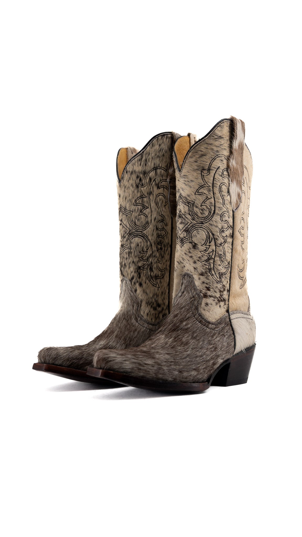 Katherine Cowhide Snip Toe Cowgirl Boot Size 8 Box FF47 FINAL SALE