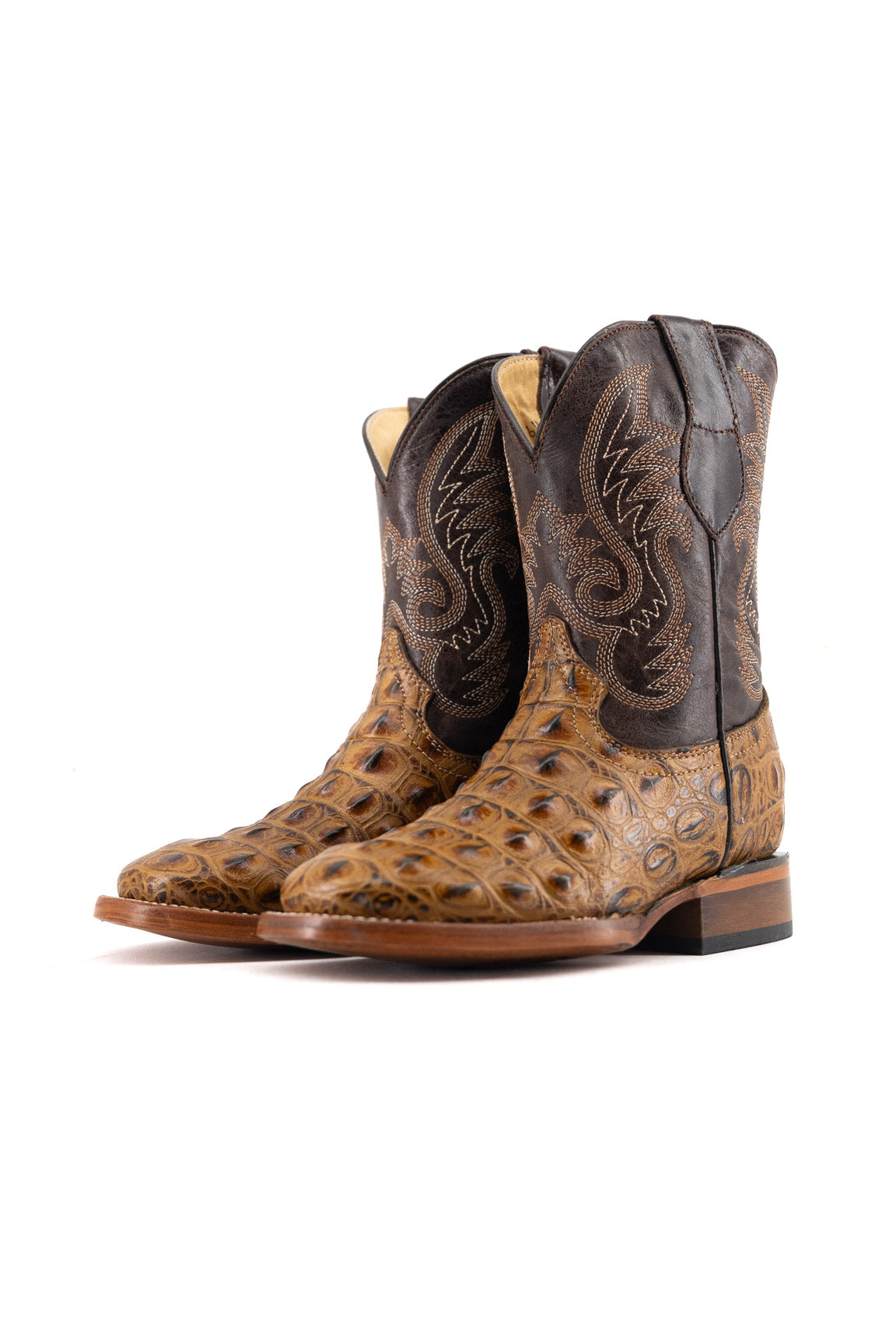 Little Caiman Hornback Pro Rodeo Kids Boot