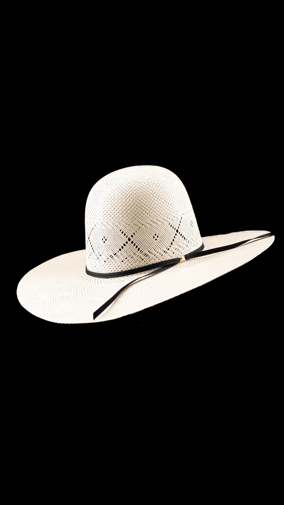 Rock'em 100X X Rombo Open Crown Straw Hat
