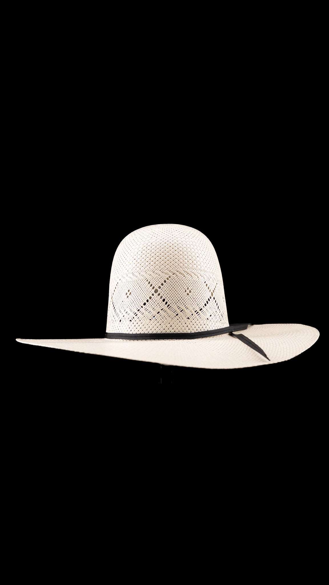 Rock'em 100X X Rombo Open Crown Straw Hat