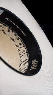 Rock'em 100X Clear Sky Open Crown Straw Hat