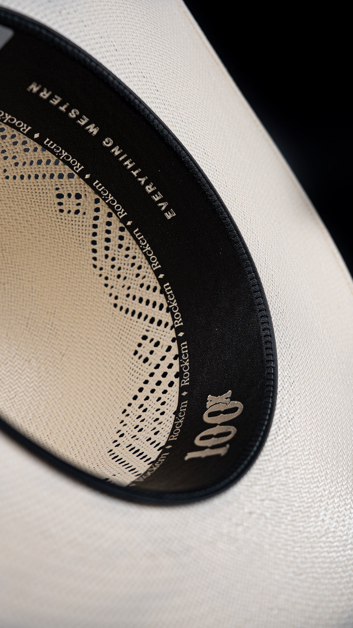 Rock'em 100X Desert Noble Open Crown Straw Hat