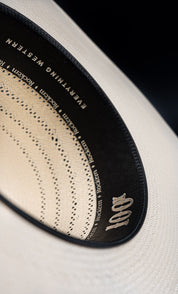 Rock'em 100X Ranch Stripe Open Crown Straw Hat