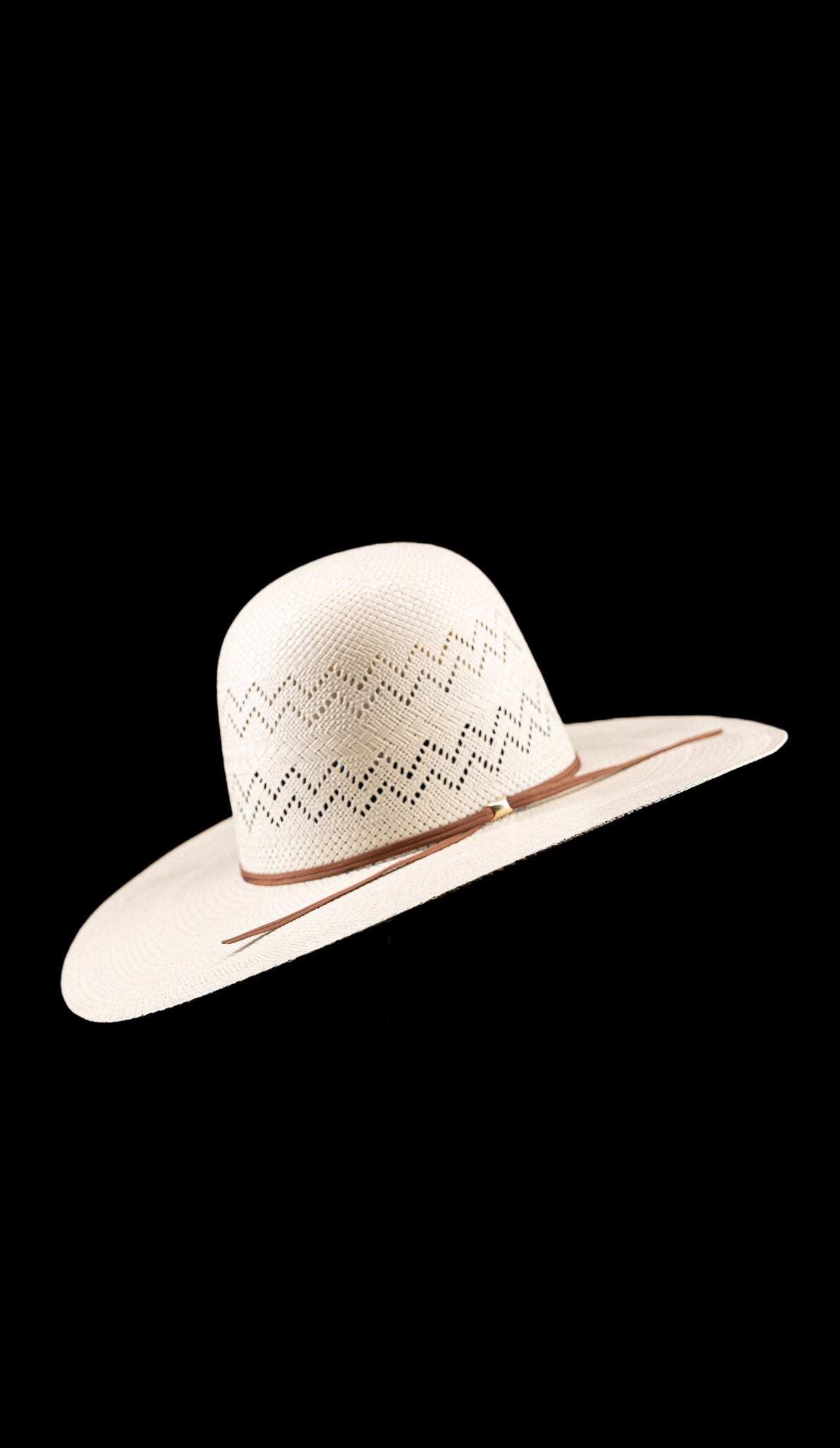 Rock'em 100X Zigzag Open Crown Straw Hat