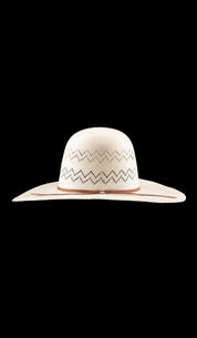 Rock'em 100X Zigzag Open Crown Straw Hat
